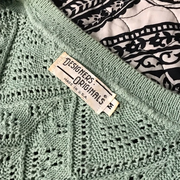 Vintage Designer’s Originals Short Sleeve Cardigan Button Down Front - Picture 4 of 6